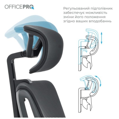Офісне крісло OfficePro Harmony OC310-B-B-B (OC310-B-B-B)