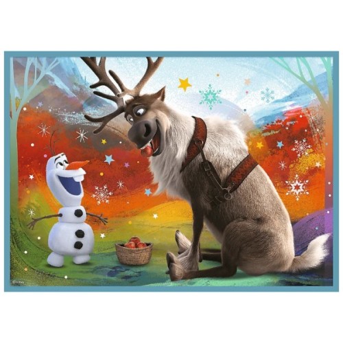 Пазл Trefl Frozen Дивовижний світ Крижаного серця 4 в 1 (12, 15, 20, 24) (5900511343816)