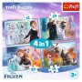 Пазл Trefl Frozen Дивовижний світ Крижаного серця 4 в 1 (12, 15, 20, 24) (5900511343816)