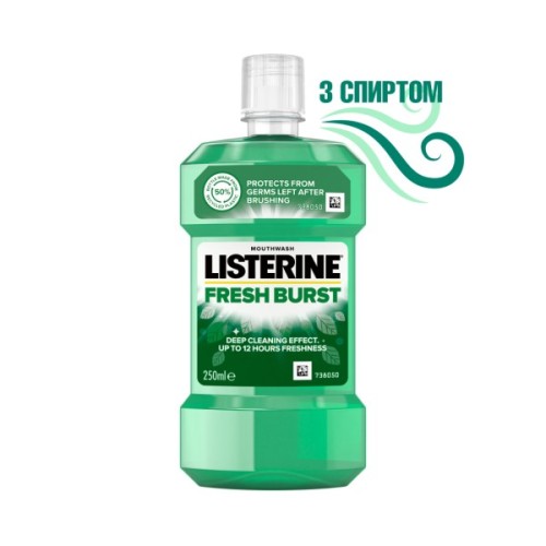 Ополіскувач для порожнини рота Listerine Сплеск свіжості 250 мл (5010123703431)
