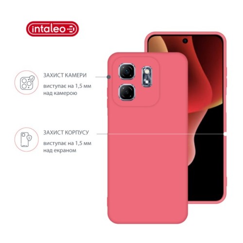 Чохол до мобільного телефона Intaleo Silicone Infinix Hot 50i Pink (1283126599538)