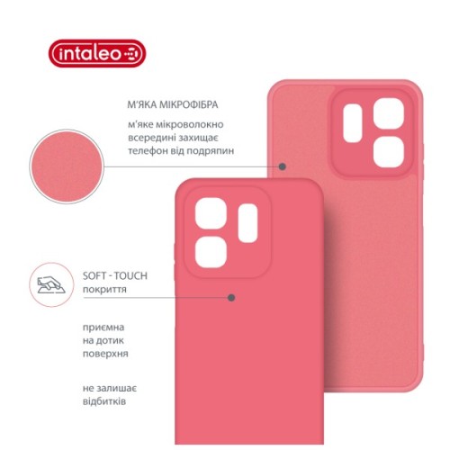 Чохол до мобільного телефона Intaleo Silicone Infinix Hot 50i Pink (1283126599538)