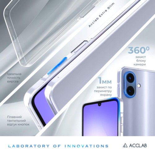 Чохол до мобільного телефона ACCLAB TPU Extra Slim Samsung Galaxy A07 Transparent (1283126626883)