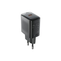 Зарядний пристрій Acefast A104 USB-C PD25W GaN Black (6974316283355)