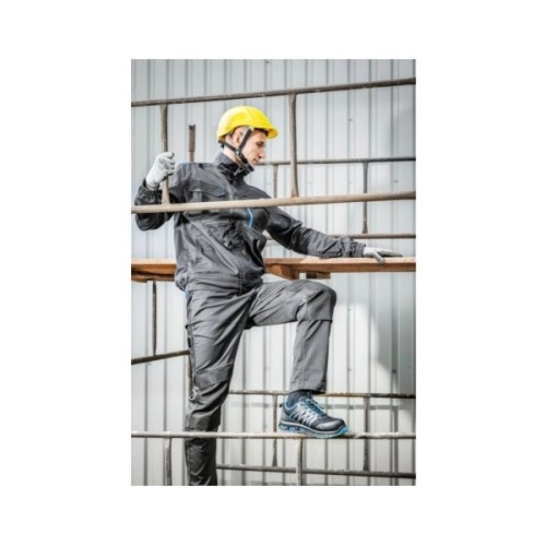 Штани робочі Hoegert WURNITZ HT5K809-L 60% поліестер/38% бавовна/2% еластан темно-сірі, L (52) (HT5K809-L)