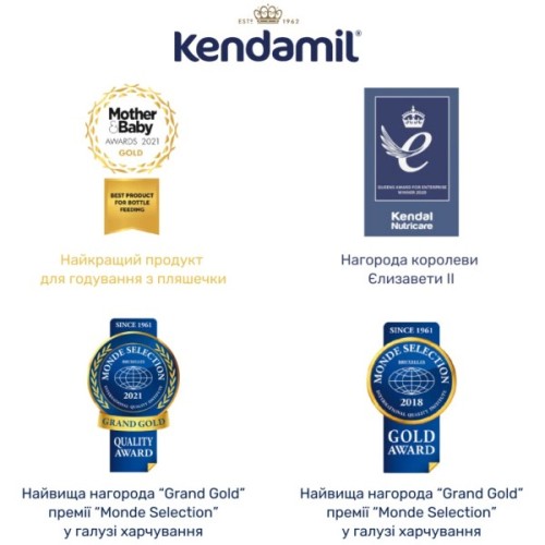 Дитяча суміш Kendamil Classic 1 молочна 0-6 місяців 800 г (92000038)