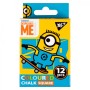 Крейда Yes кольорова квадратна 12 шт 6 кол Minions (400391)