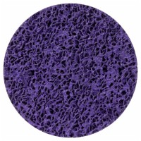 Круг зачистний Sigma з нетканого абразиву (корал) 125мм на липучці фіолетовий твердий (9176161)