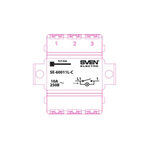 Вимикач Sven SE-60011L-C cream (7100034)