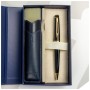Ручка кулькова Waterman EXPERT Black GT  BP + чохол + подар.упаковка GIFT24 (20 021b24)