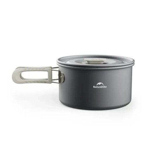 Набір туристичного посуду Naturehike CNK2450CF010, алюміній 2 каструлі, чайник, сковорідка (6976507663281)