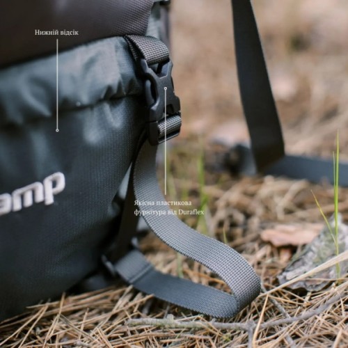 Рюкзак туристичний Tramp Trek 40 grey (UTRP-057-grey)
