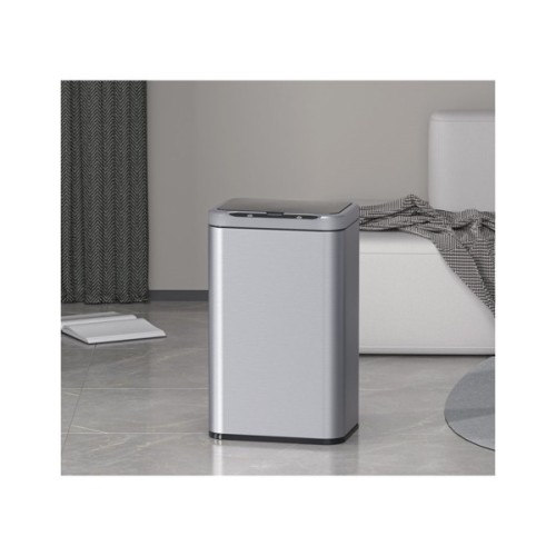 Контейнер для сміття JAH Сенсорний Срібний металік 13 л (20254)