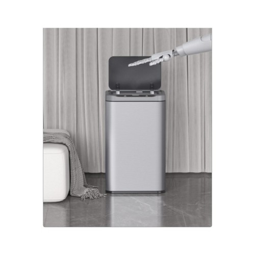 Контейнер для сміття JAH Сенсорний Срібний металік 13 л (20254)