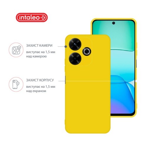 Чохол до мобільного телефона Intaleo Silicone Xiaomi Redmi 13 Yellow (1283126600692)