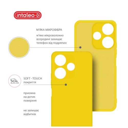 Чохол до мобільного телефона Intaleo Silicone Xiaomi Redmi 13 Yellow (1283126600692)