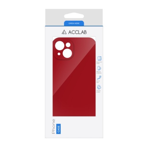 Чохол до мобільного телефона ACCLAB SoftShell Apple iPhone 14 Plus Red (1283126556999)