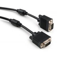 Кабель мультимедійний VGA M to VGA M 15.0m Vinga (VCPVGAF15BK)