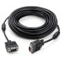 Кабель мультимедійний VGA M to VGA M 15.0m Vinga (VCPVGAF15BK)