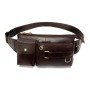 Сумка Vintage Поясна чоловіча Коричнева (14897)