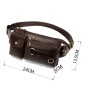 Сумка Vintage Поясна чоловіча Коричнева (14897)