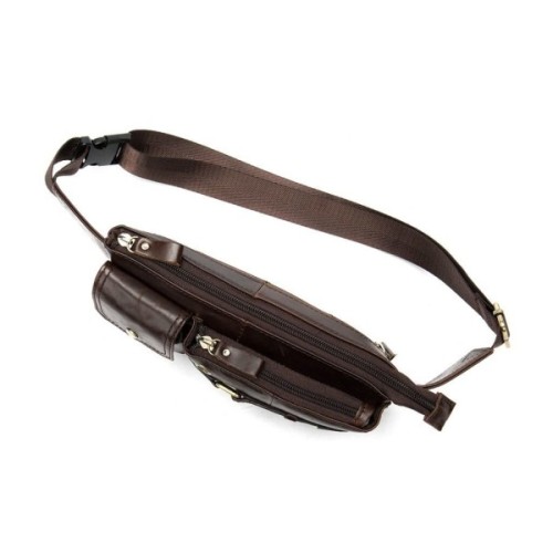 Сумка Vintage Поясна чоловіча Коричнева (14897)