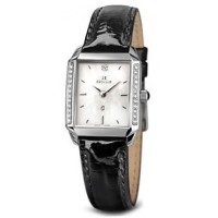 Наручний годинник Seculus 1676.2.762 mop, ss swarovski stones, black leather