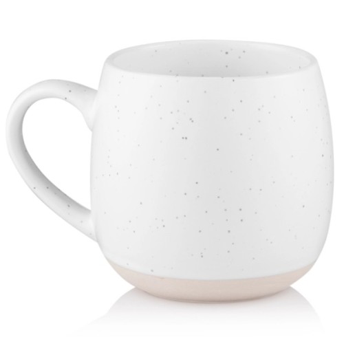 Чашка Ardesto Alcor, 450мл, кераміка, білий (AR3475RW)