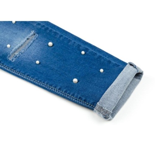 Штани дитячі Breeze з перлинками (20126-164G-blue)