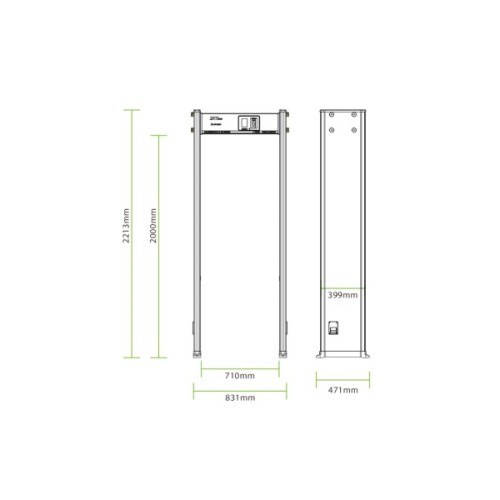 Металошукач ZKTeco ZK-D1065