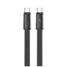 Дата кабель USB-C to USB-C 1.0m 5A 100W ultra-thin black ColorWay (CW-CBPDCC100-BK)