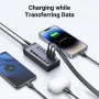 Концентратор Ugreen USB 3.0 to 7xUSB 3.0 with power supply CM481 gray (90307)