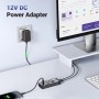 Концентратор Ugreen USB 3.0 to 7xUSB 3.0 with power supply CM481 gray (90307)