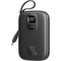 Батарея універсальна JOYROOM 10000mAh, 22.5W, PD, QC, built-in USB-C cable, Black (JR-PBF17)