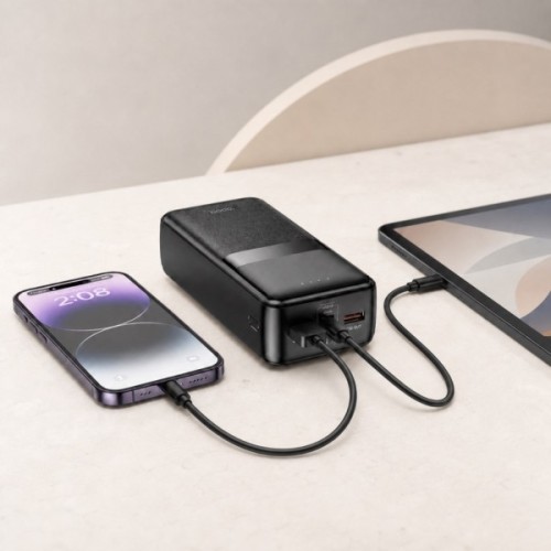 Батарея універсальна HOCO 30000mAh DB107 Mercurius 22.5W, PD/20W, Black (716188)