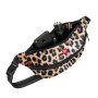 Поясна сумка-бананка для собак WAUDOG Family "Леопард" 33х17х10 см (363-4066)