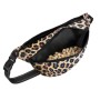 Поясна сумка-бананка для собак WAUDOG Family "Леопард" 33х17х10 см (363-4066)