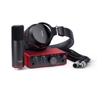 Аудіоінтерфейс Focusrite Комплект для звукозапису: аудіоінтерфейс Scarlett Solo, мікрофон CM25 MkIII, навушники SH-450 (234618)