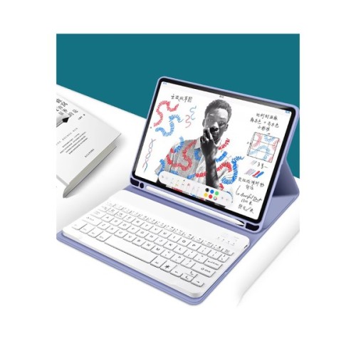Чохол до планшета BeCover with keyboard Apple iPad Pro 13" M4 2024 Purple (713007)