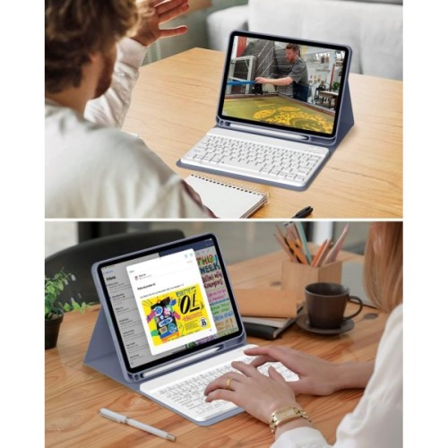 Чохол до планшета BeCover with keyboard Apple iPad Pro 13" M4 2024 Purple (713007)