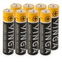 Батарейка AAA LR03 Alkaline 8pcs Blister Vinga (VJABAAA8)