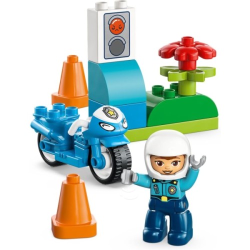 Конструктор LEGO DUPLO Town Синій поліцейський мотоцикл (10471)