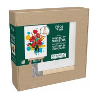 Картина по номерам Rosa Колоски і маки, 15х20см, з мольбертом (4823098548638)