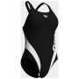 Купальник Arena Stripeflo Swimsuit Swim Pro Ba 011175-551 чорний, білий 38 (3468337721529)