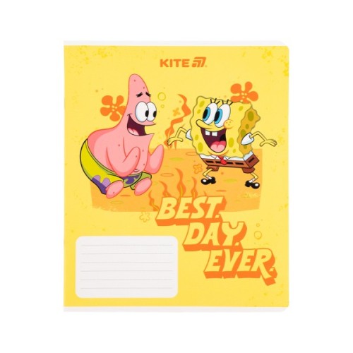 Зошит Kite SpongeBob SquarePants, 18 аркушів, клітинка (SB25-236)