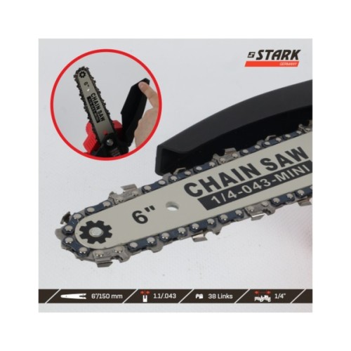 Ланцюгова пила Stark BCS-21015, 21V, 2Ah (310900011)