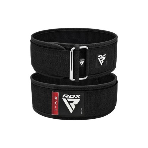 Атлетичний пояс RDX RX1 Weight Lifting Belt Black M (WBS-RX1B-M)