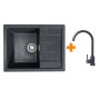 Мийка кухонна Adamant Anila графіт + змішувач (182496910313)