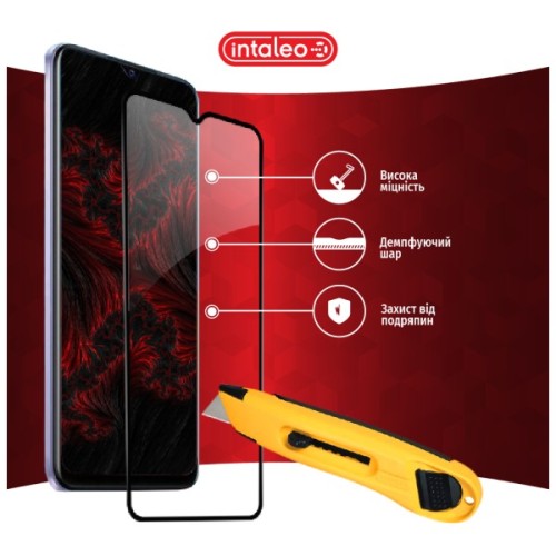 Скло захисне Intaleo Full Glue Vivo Y21 Black (1283126526954)