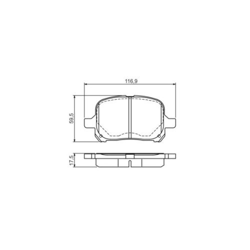 Гальмівні колодки Bosch 0 986 424 639